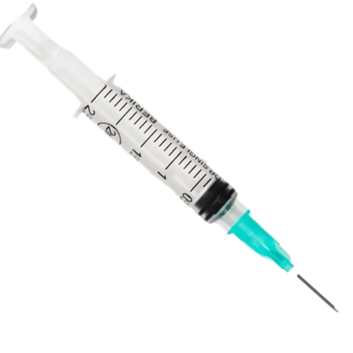 BERİKA 2 cc Enjektör 3 Parça Luer Lock Yeşil | Kilitli Steril Şırınga