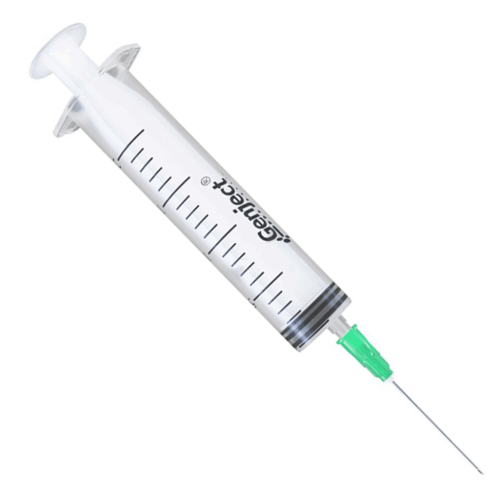 Genject 50 ml 3 Parçalı Enjektör | 21G 0.80 x 38 mm Yeşil İğneli