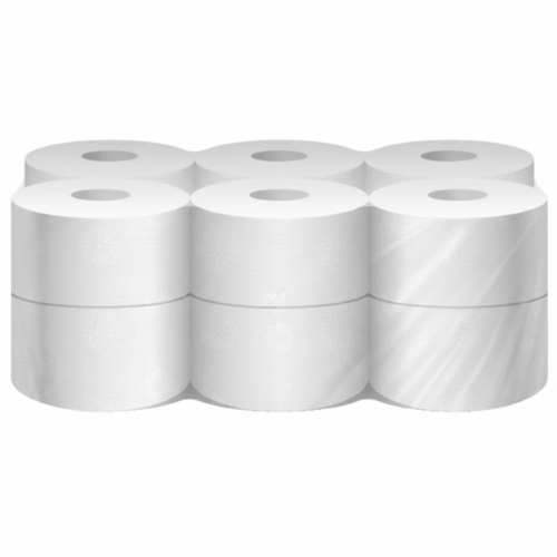 Mini Jumbo Tuvalet Kağıdı 12 Rulo | Dispenser Uyumlu