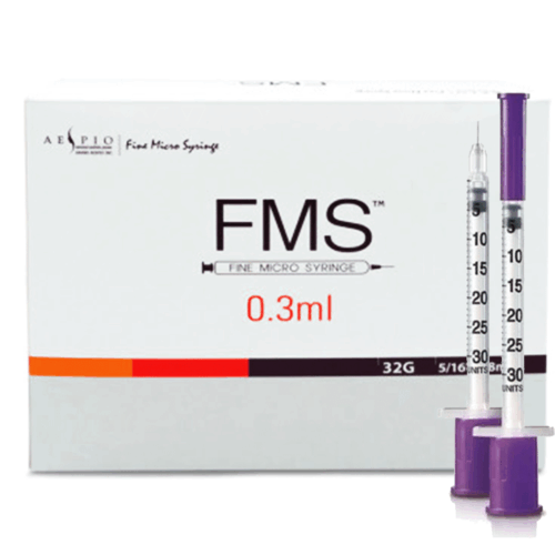 FMS Micro Fine Enjektörü 0.3 ml Enjektör (32g x 8mm)