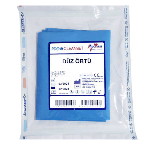 Cerrahi Steril Serviyet Düz Örtü | Tek Kullanımlık Medikal Örtü