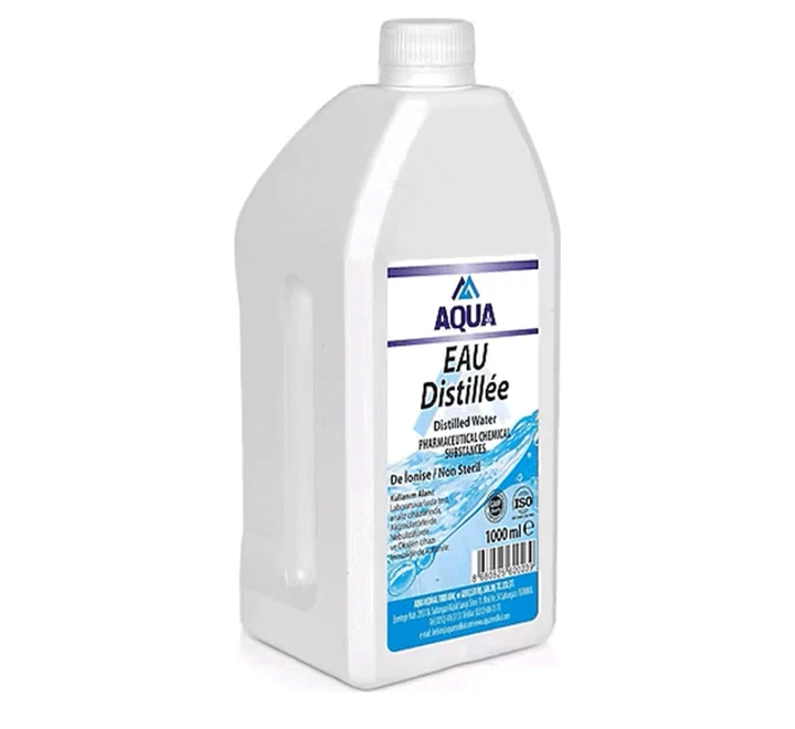 Aqua Distile Su 1000 ml – Deiyonize Saf Su 1 Litre - Görsel 2