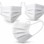 Beyaz Cerrahi Maske – 3 Katlı, Telli, Lastikli, Tek Kullanımlık