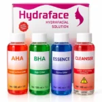 Hydraface Hydrafacial Konsantre Cilt Bakım Solüsyon Seti – AHA, BHA, Essence ve Cleanser 4 × 100 ml