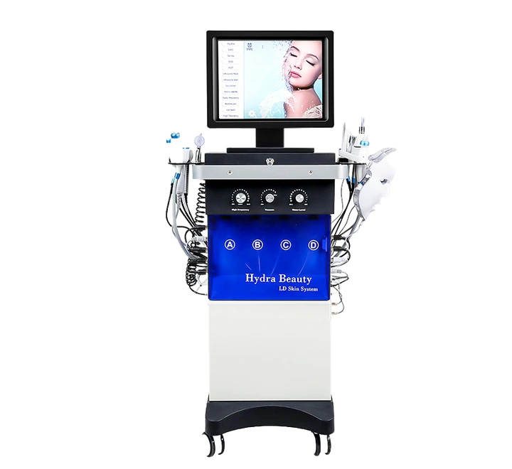 Hydrafacial 15+1 Profesyonel Cilt Bakım Cihazı – Saç ve Cilt Analiz Kameralı