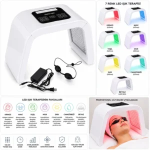 Omega LED PDT 7 Renk Profesyonel Işık Terapi Cihazı