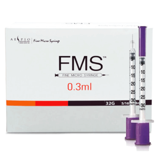 FMS Micro Fine 0.5 ml Enjektör – 32G x 8mm Steril Şırınga (Kopya)