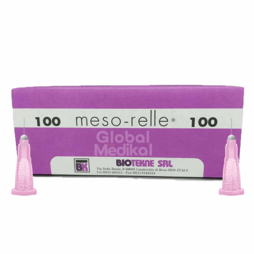Meso-relle 32G x 6 mm Mezoterapi İğnesi | Steril Mikro Enjeksiyon İğnesi