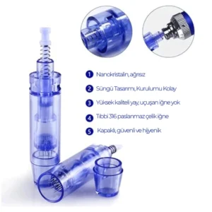 Dermapen İğnesi 12 Pin – 24 Pin – 36 Pin – Nano | Yedek İğne Kartuşu