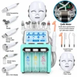 Hydrafacial 8 in 1 Profesyonel Cilt Bakım Cihazı – LED Maskeli ve Çelik Motorlu
